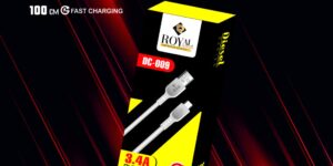ROYAL DC-009 MICRO 2.4 AMP 4 CORE CABLE CHARGING+DATA TRANSFER(20pc)