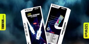 DC-100 TYPE-C 6mm TURBO CHARGING 120WATT TOOFAN SERIES(10pc)